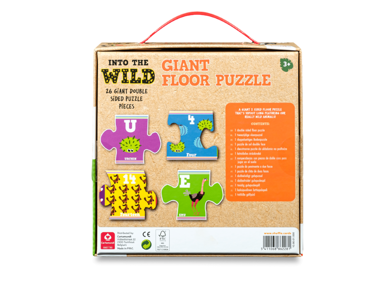 Cartamundi, Into the Wild, Floor Puzzle, puzzle podłogowe, 26 elementów