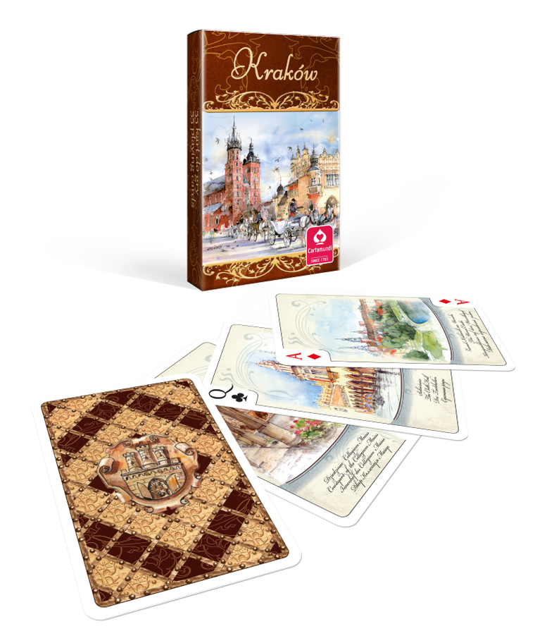 Cartamundi, Karty do gry, Kraków akwarele, 55 listków