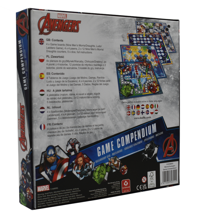 Cartamundi, Modern Classics, The Avengers, Kalejdoskop gier, zestaw gier planszowych