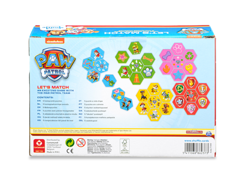 Cartamundi, Psi Patrol, Let's Match, gra logiczna
