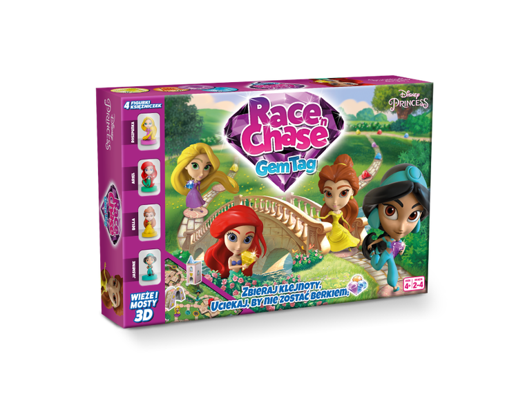 Cartamundi, Race'n'Chase, Księżniczki Disneya, gra planszowa
