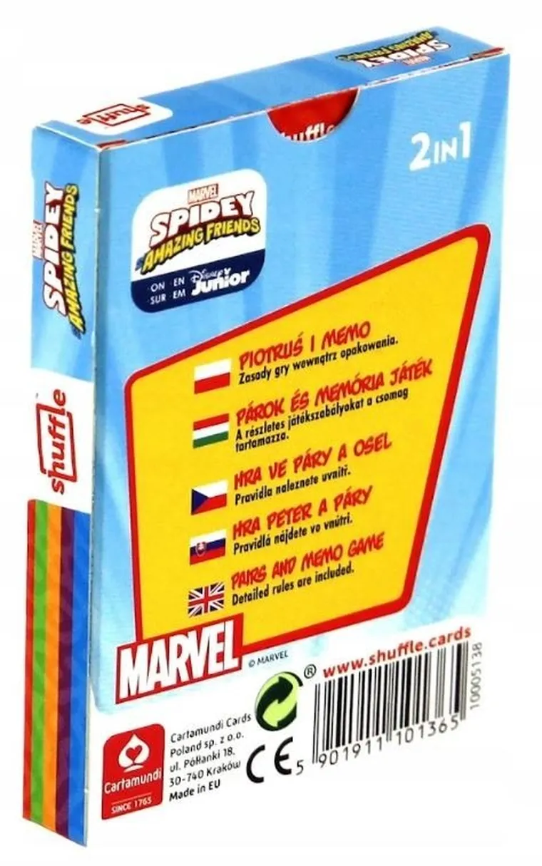 Cartamundi, Spidey i super-kumple, Czarny Piotruś, memory, gra karciana