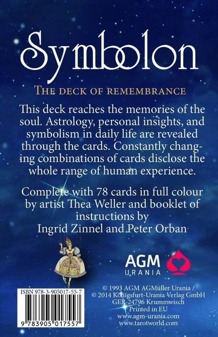 Cartamundi, Symbol Tarot, karty do tarota, wersja kieszonkowa