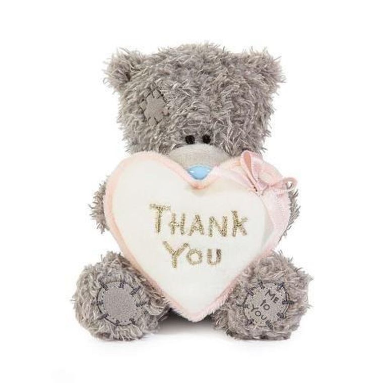 Carte Blanche, Me to You, maskotka z serduszkiem, Miś Tatty Teddy, Thank You, 11 cm