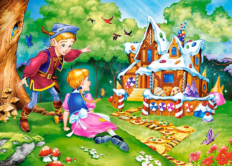 Castor, Hansel & Gretel, puzzle, 60 elementów