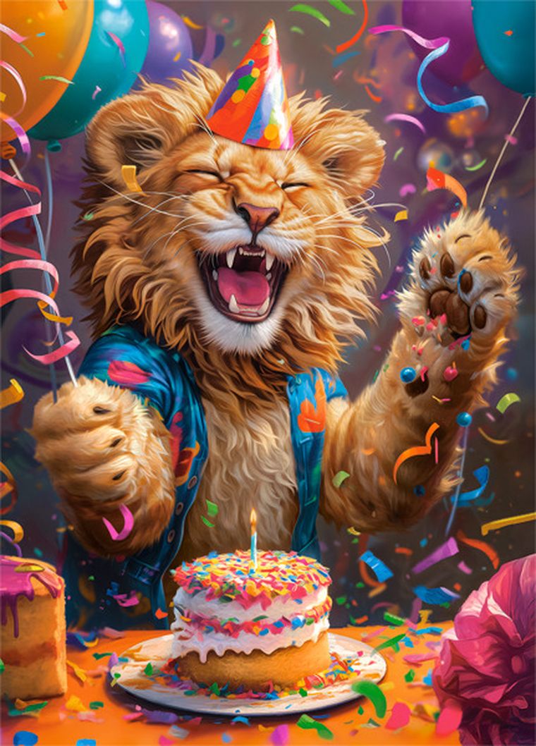 Castor, Happy Birthday, puzzle, 60 elementów