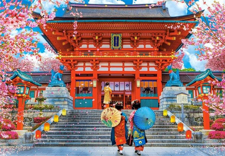 Castor, Japonia, Wiosna Praise for Spring, puzzle, 1500 elementów