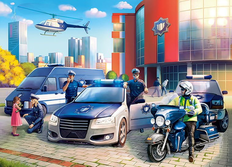 Castor, Police Station, puzzle, 120 elementów