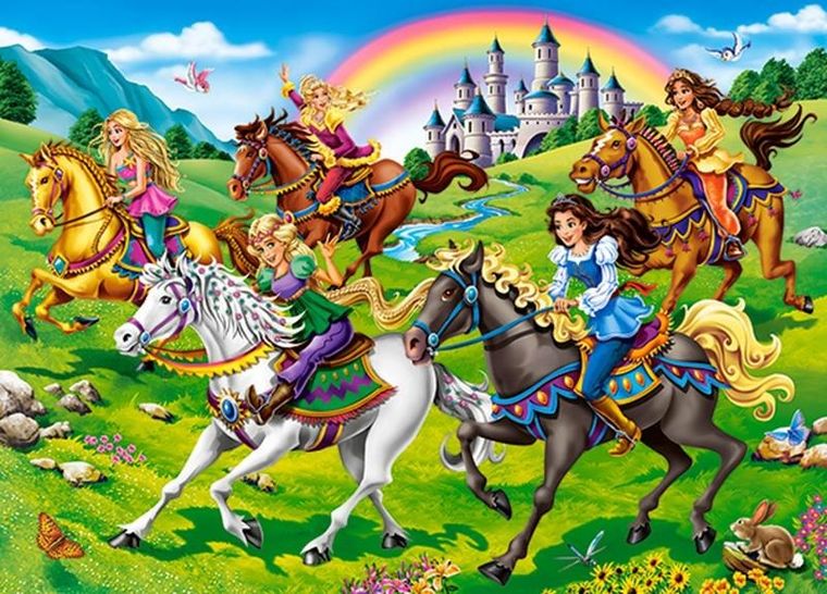 Castor, Princess Horse Ride, puzzle, 260 elementów