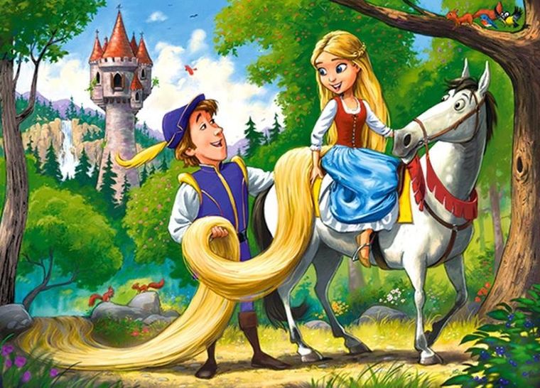 Castor, Rapunzel, puzzle, 60 elementów