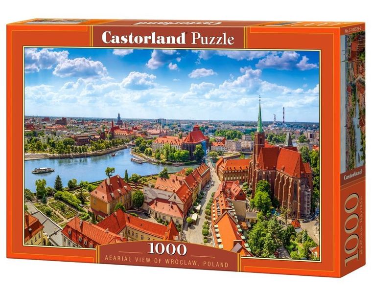 Castorland, Aearial View of Wroclaw Poland, puzzle, 1000 elementów