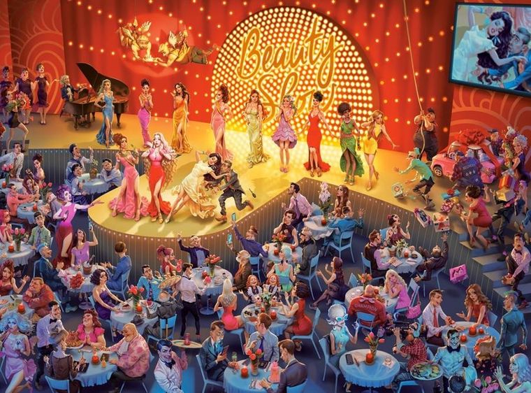 Castorland, Art Collection, Beauty Show, puzzle, 2000 elementów