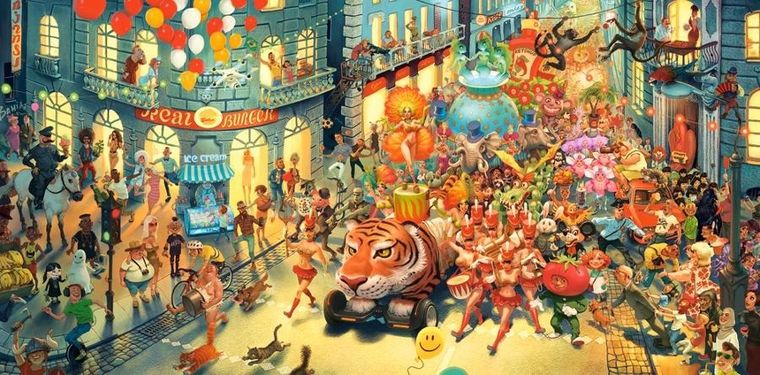 Castorland, Art Collection, Carnaval in Rio, puzzle, 4000 elementów
