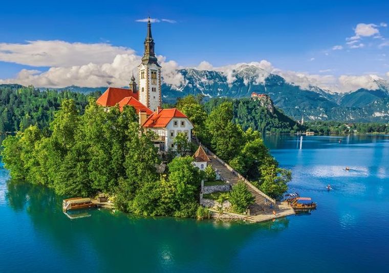 Castorland, Bled, Slovenia, puzzle, 500 elementów