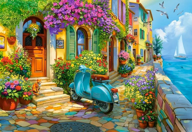 Castorland, Coastal Life, puzzle, 1000 elementów