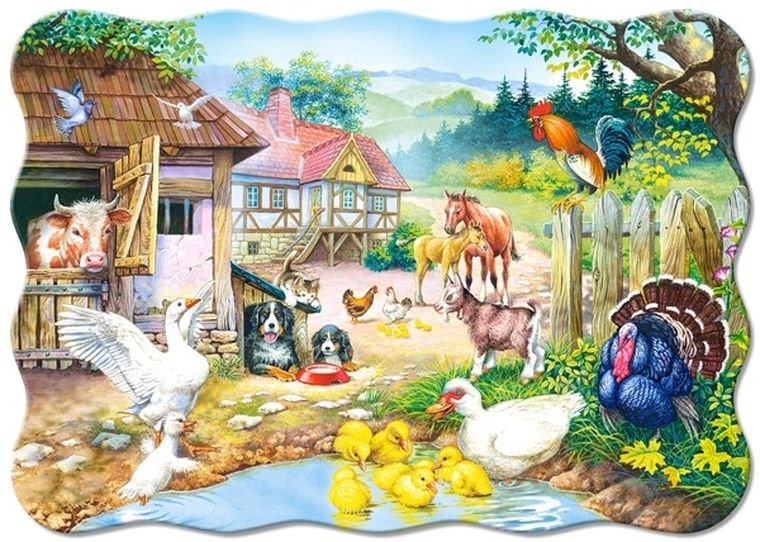 Castorland, Farma, puzzle, 30 elementów