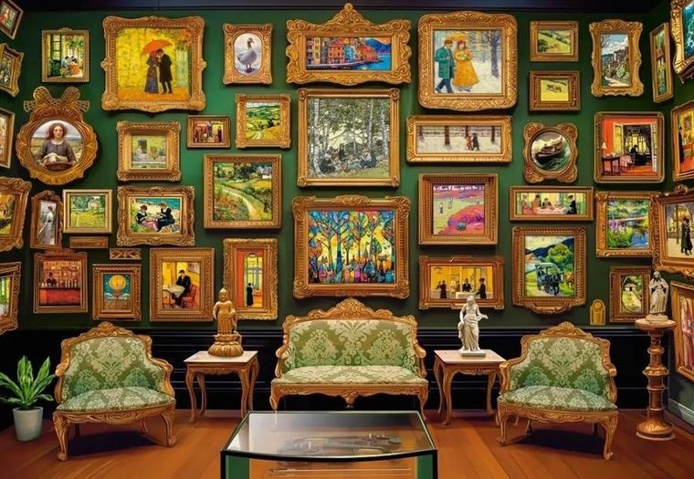 Castorland, Galeria sztuki, puzzle, 1000 elementów