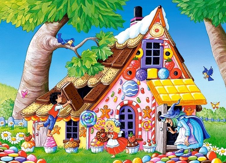Castorland, Hansel and Gretel, puzzle, 120 elementów