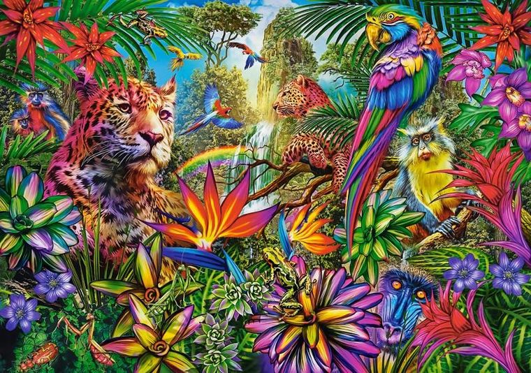 Castorland, Jungle Fashion, puzzle, 500 elementów