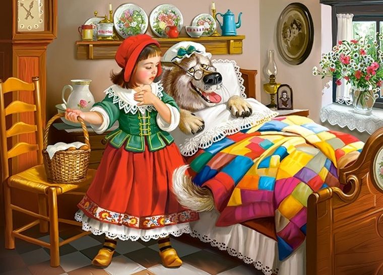 Castorland, Little Red Riding Hood, puzzle, 120 elementów