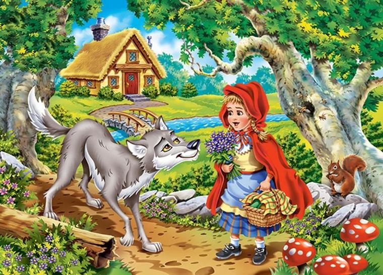 Castorland, Little Red Riding Hood, puzzle, 60 elementów