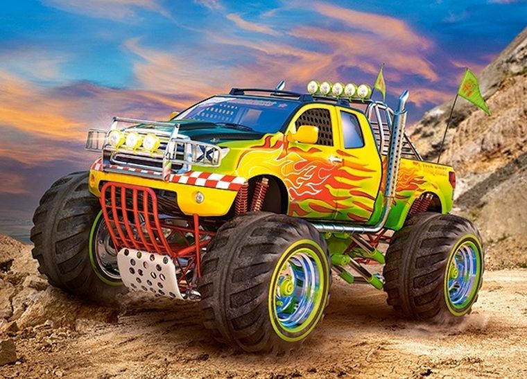 Castorland, Monster Truck, puzzle, 260 elementów