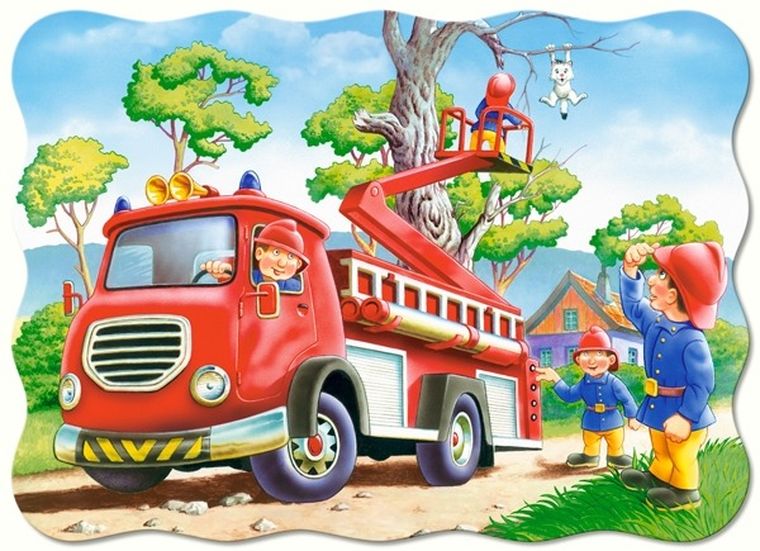 Castorland, Na ratunek kotu, puzzle, 30 elementów