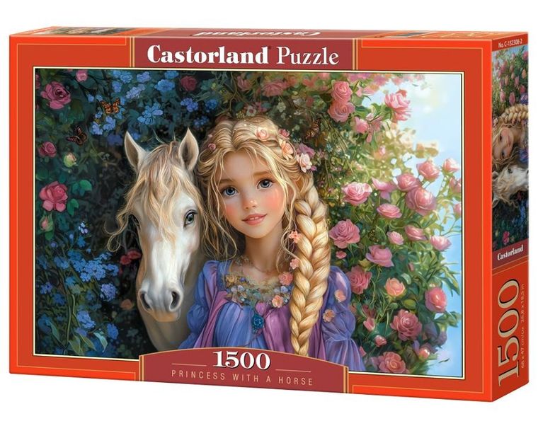 Castorland, Princess With a Horse, puzzle, 1500 elementów