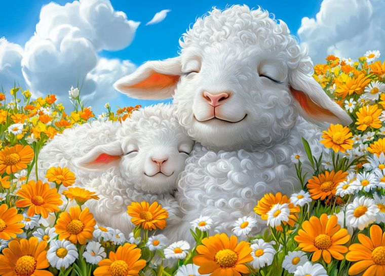 Castorland, Sweet Dreams, puzzle, 60 elementów