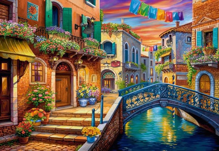 Castorland, Venetian Dream, puzzle, 1000 elementów