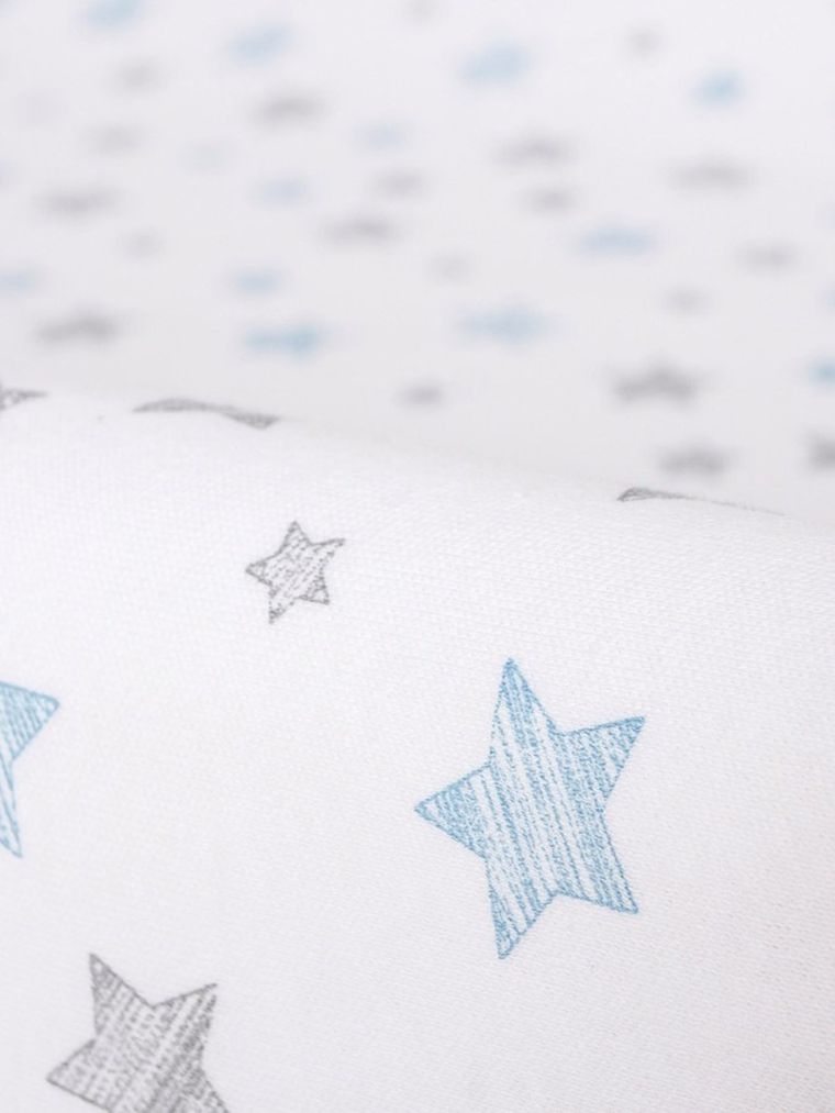 Ceba Baby, Blue Stars, pokrowiec na przewijak, 50-70/80 cm, 2 szt.