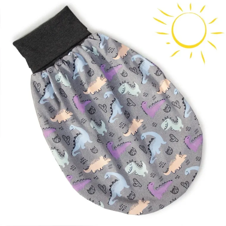 Ceba Baby, Candy Andy, Dino, śpiworek niemowlęcy, grafitowy, 0-18 m