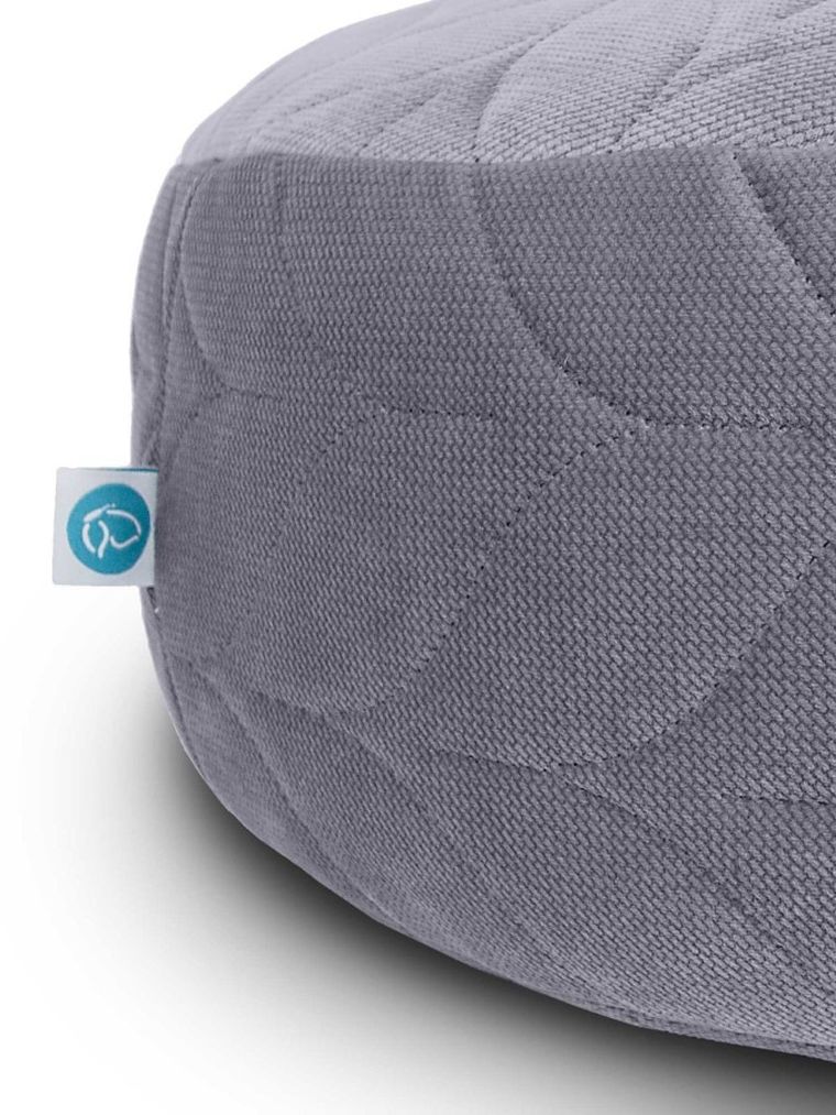 Ceba Baby, dziecięca pufa do siedzenia, szara