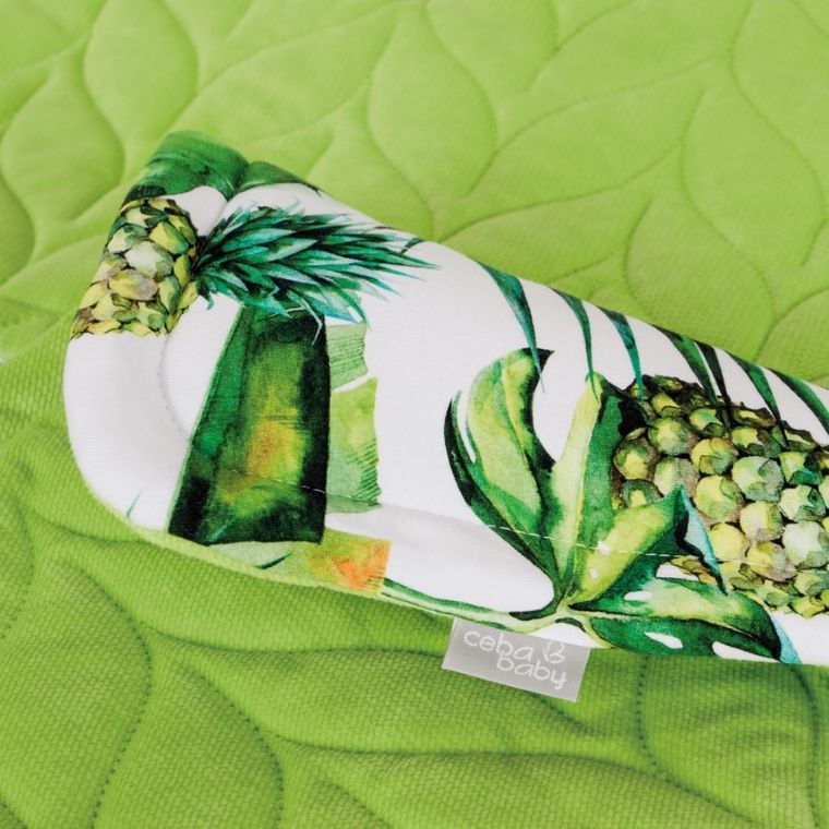 Ceba Baby, Flora & Fauna Pina, zestaw: koc dziecięcy 75-100 cm + poduszka 30-40 cm