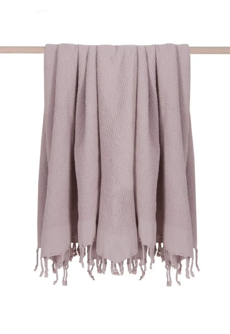 Ceba Baby, kocyk wielofunkcyjny dziecięcy, bawełniany, beige, 85-90 cm