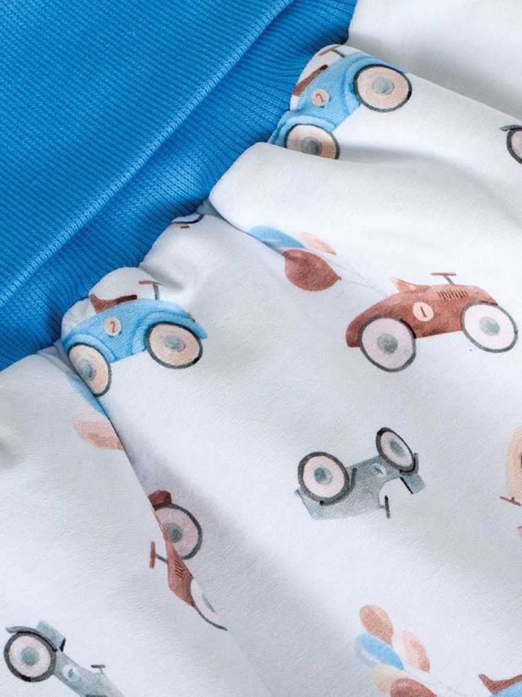 Ceba Baby, Retro Cars, śpiworek niemowlęcy, niebieski, 0-18 m