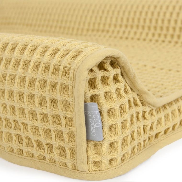 Ceba Baby, Waffle Line, pokrowiec na przewijak, Cream Gold, 50-70 cm