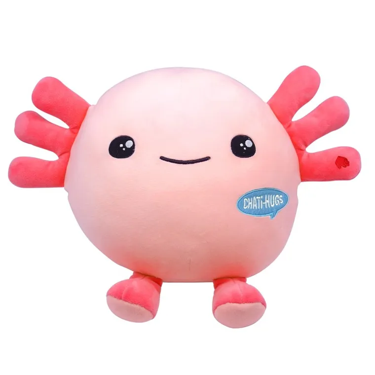Chati-Hugs, Aksolotl, maskotka interaktywna, pluszowa