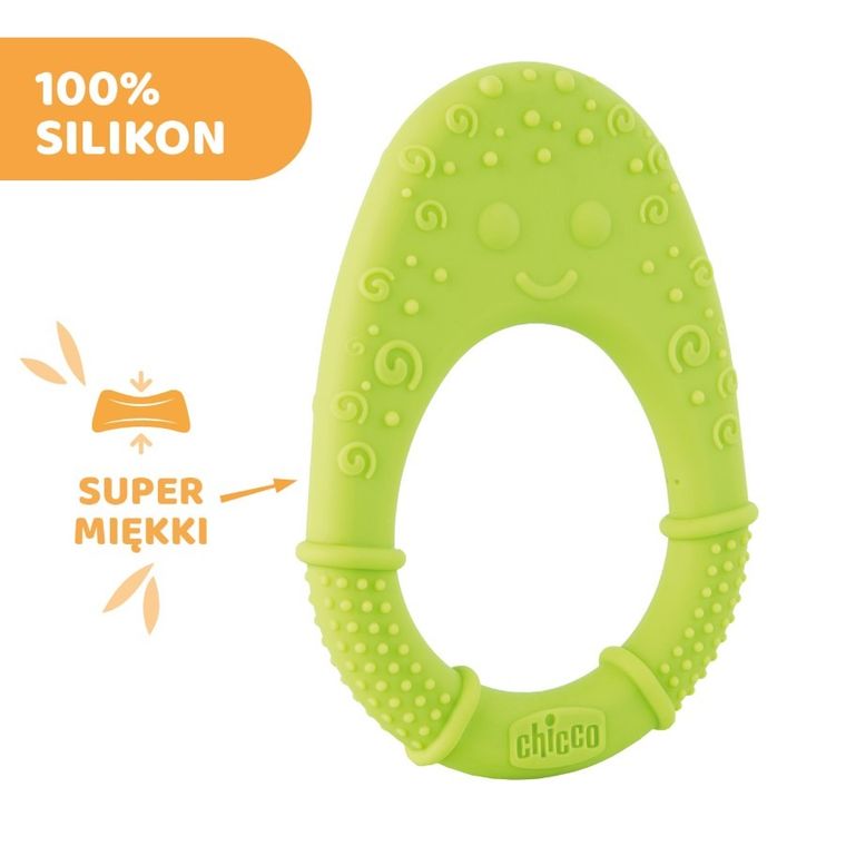 Chicco, Avokado, gryzak miękki, zielona