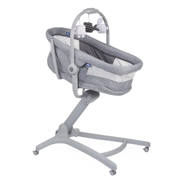 Chicco, Baby Hug Air 4in1, wielofunkcyjne łóżeczko-krzesełko, Titanium