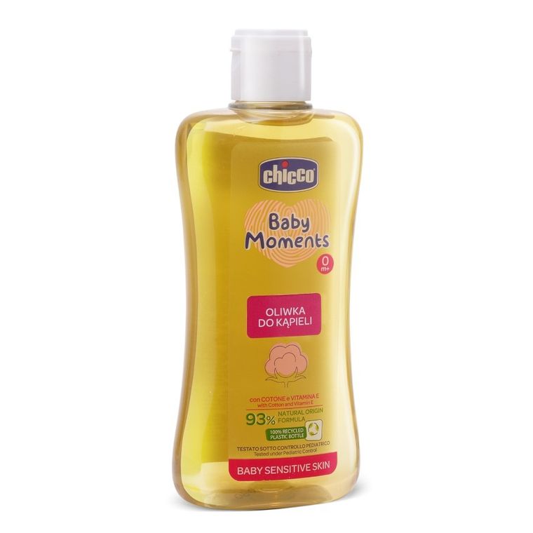 Chicco, Baby Moments, oliwka do kąpieli, 200 ml