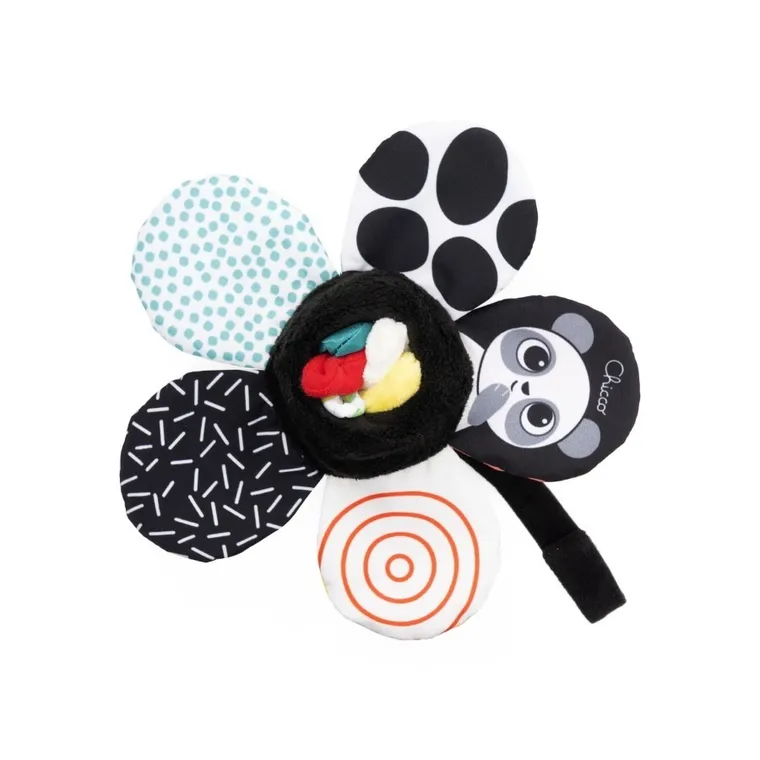 Chicco, Baby Sense & Focus, Kwiatuszek, kontrastowa zawieszka