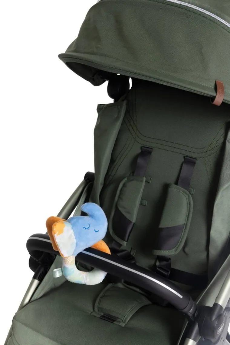 Chicco, Baby Sense & Focus, podróżna grzechotka, słonik