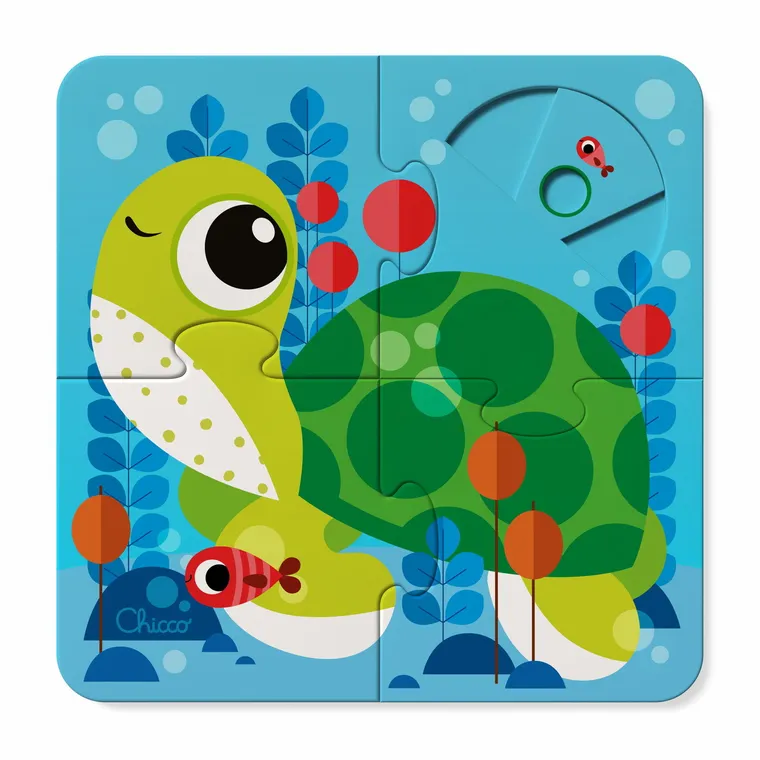 Chicco, Baby Sense & Focus, zestaw pierwszych puzzli