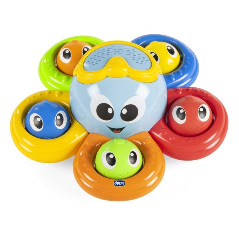 Chicco, Baby Senses, Billy, ośmiorniczka, zabawka do kąpieli