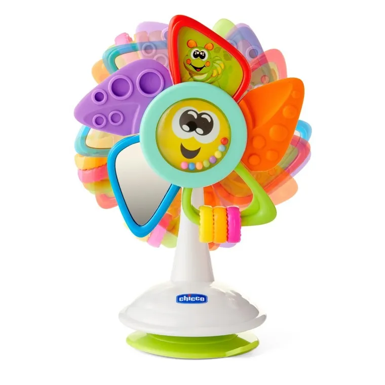 Chicco, Baby Senses, wiatraczek z przyssawką, zabawka sensoryczna