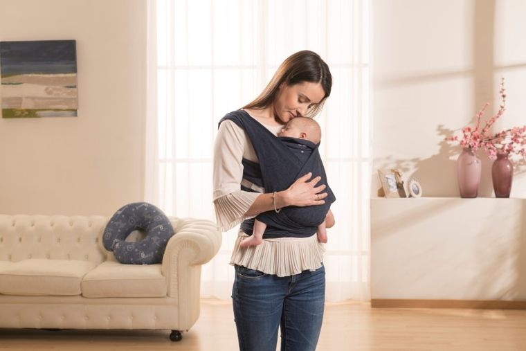 Chicco, Boppy, Comfy Fit, nosidełko, 3,5-15 kg, niebieskie