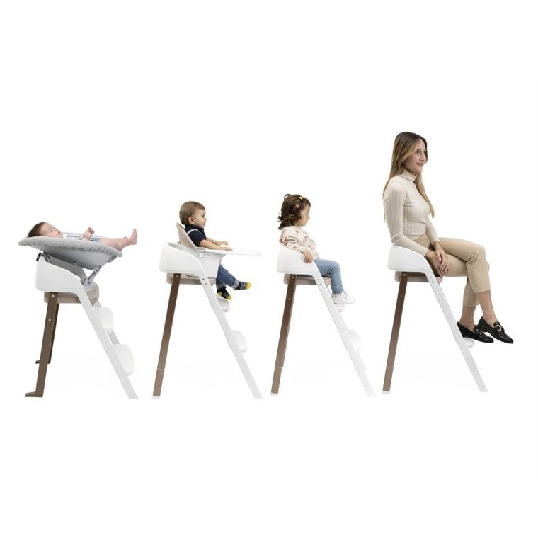Chicco, Crescendo Up, ewolucyjne krzesełko do karmienia, Pearl Copper