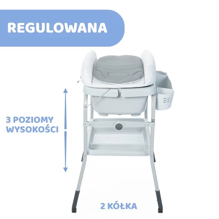 Chicco, Cuddle&Bubble, wanienka z przewijakiem, Dots