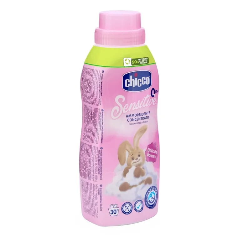 Chicco, Delicate Flowers, płyn do zmiękczania i płukania odzieży dziecięcej, 750 ml